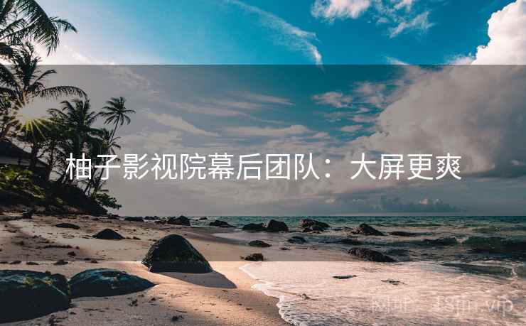 柚子影视院幕后团队：大屏更爽