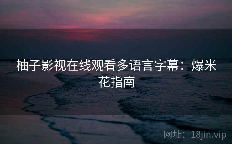 柚子影视在线观看多语言字幕：爆米花指南